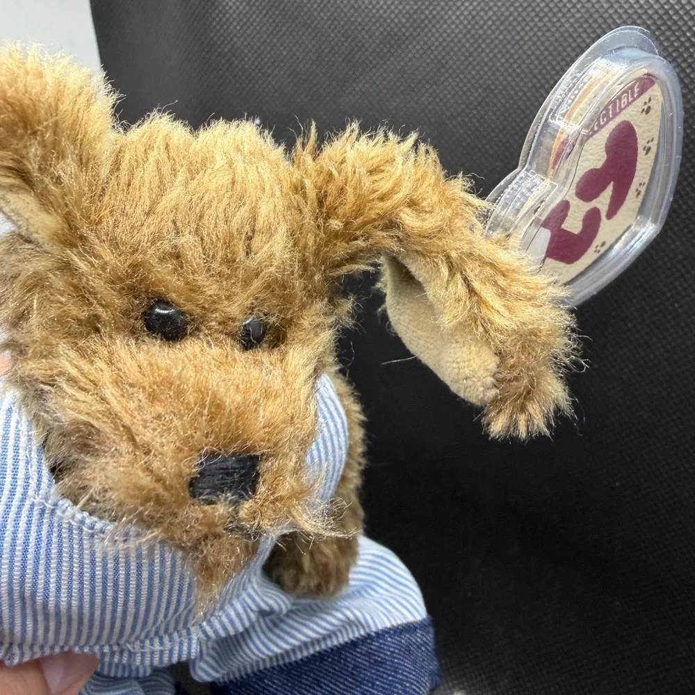TY Attic Treasures Brewster Dog Plush Vintage Collectible w/ Tag - Picture 2 of 5